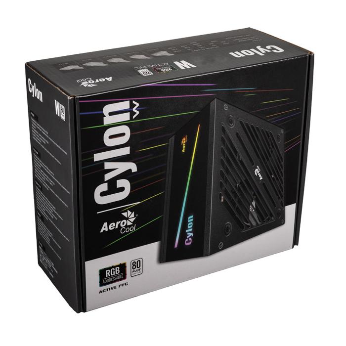 AEROCOOL τροφοδοτικό Cylon 600W, RGB, Active PFC, 80 Plus 230V | eLabstore.gr AEROCOOL τροφοδοτικό Cylon 600W, RGB, Active PFC, 80 Plus 230V | PC & Αναβάθμιση | elabstore.gr