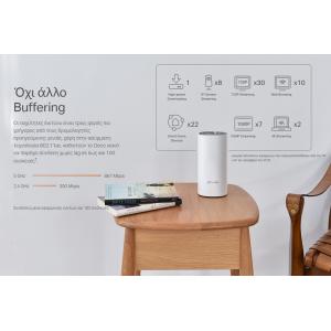 TP-LINK Home Mesh Wi-Fi System DECO E4, AC1200, Ver. 1.0, 2τμχ | Δικτυακά | elabstore.gr
