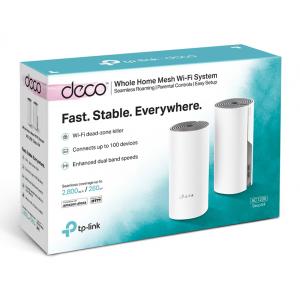 TP-LINK Home Mesh Wi-Fi System DECO E4, AC1200, Ver. 1.0, 2τμχ | Δικτυακά | elabstore.gr