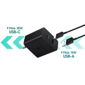 SAMSUNG φορτιστής τοίχου EP-TA220NBEGEU, USB & Type-C, 35W 3A, μαύρος | eLabstore.gr SAMSUNG φορτιστής τοίχου EP-TA220NBEGEU, USB & Type-C, 35W 3A, μαύρος | Αξεσουάρ κινητών | elabstore.gr
