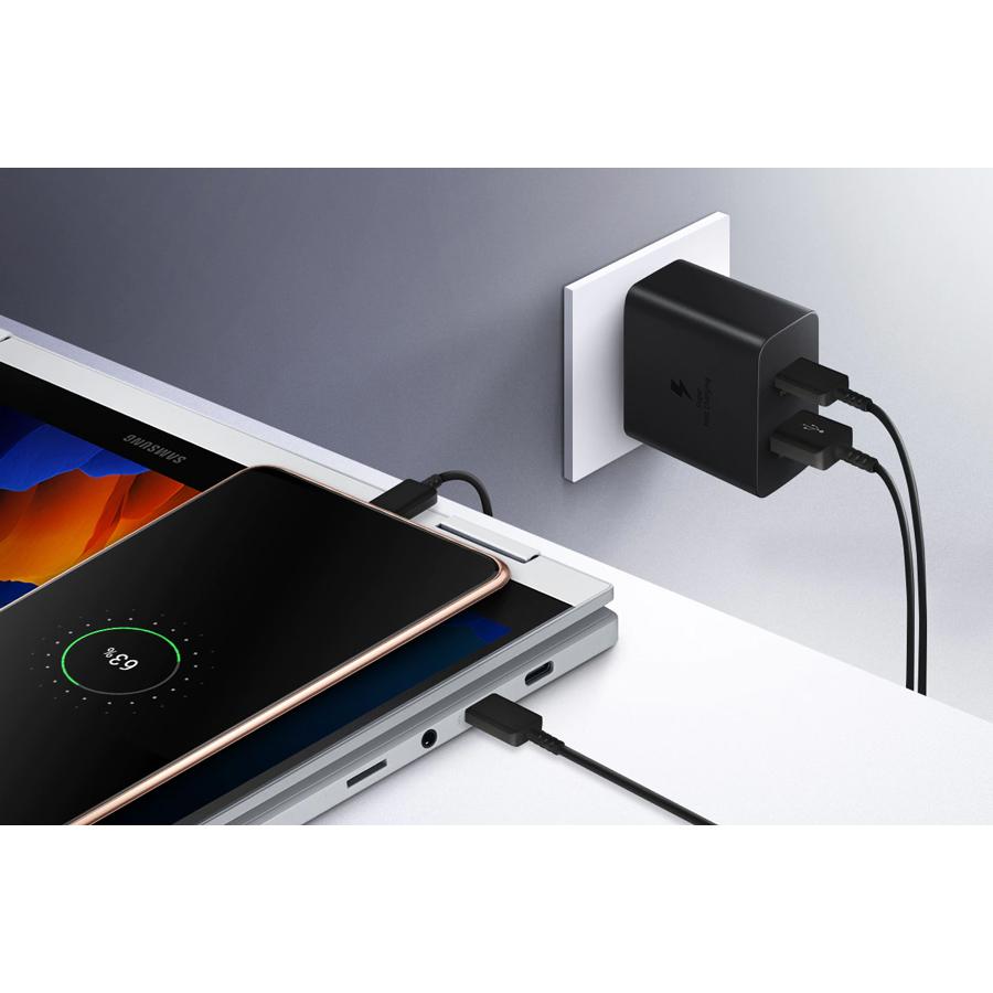 SAMSUNG φορτιστής τοίχου EP-TA220NBEGEU, USB & Type-C, 35W 3A, μαύρος | eLabstore.gr SAMSUNG φορτιστής τοίχου EP-TA220NBEGEU, USB & Type-C, 35W 3A, μαύρος | Αξεσουάρ κινητών | elabstore.gr