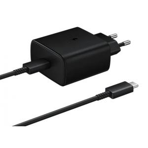 SAMSUNG φορτιστής τοίχου EP-TA845XBEGWW, USB Type-C, 45W 3A, μαύρος | Αξεσουάρ κινητών | elabstore.gr