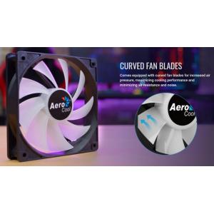 AEROCOOL LED ανεμιστήρας FROST-12, molex + 3-Pin connector, 120mm, FRGB | PC & Αναβάθμιση | elabstore.gr