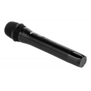 REBEL ασύρματο μικρόφωνο με δέκτη MIK0149, jack 6.3mm, UHF, LCD, μαύρο | Εικόνα & Ήχος | elabstore.gr