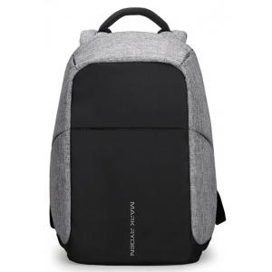 MARK RYDEN τσάντα πλάτης MR5815, με θήκη laptop 15.6", γκρι | Οικιακές & Προσωπικές Συσκευές | elabstore.gr