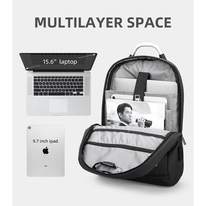 MARK RYDEN τσάντα πλάτης MR6320, με θήκη laptop 15.6", μαύρη | eLabstore.gr MARK RYDEN τσάντα πλάτης MR6320, με θήκη laptop 15.6", μαύρη | Οικιακές & Προσωπικές Συσκευές | elabstore.gr