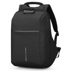 MARK RYDEN τσάντα πλάτης MR6768, θήκη laptop 15.6", λουκέτο TSA, μαύρη | Οικιακές & Προσωπικές Συσκευές | elabstore.gr