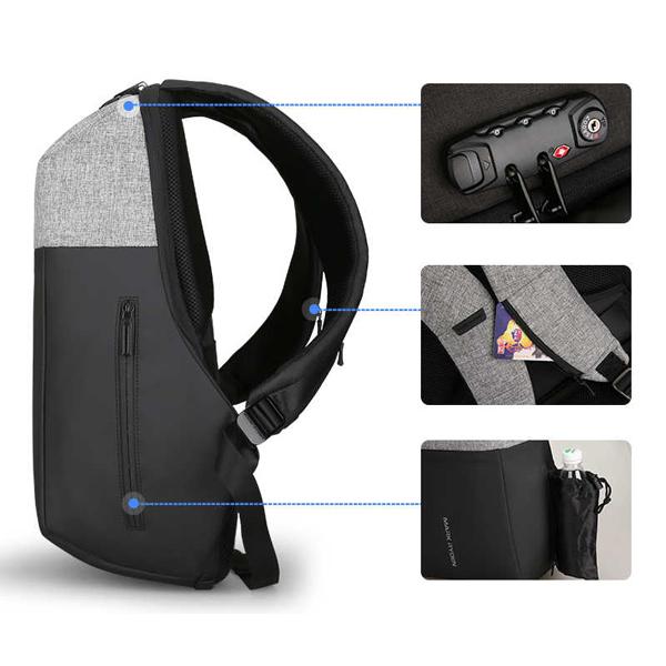 MARK RYDEN τσάντα πλάτης MR6768, με θήκη laptop 15.6", λουκέτο TSA, γκρι | eLabstore.gr MARK RYDEN τσάντα πλάτης MR6768, με θήκη laptop 15.6", λουκέτο TSA, γκρι | Οικιακές & Προσωπικές Συσκευές | elabstore.gr