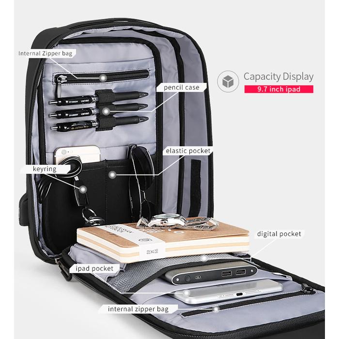 MARK RYDEN τσάντα Crossbody MR7011, θήκη tablet 9.7", αδιάβροχη, μαύρη | eLabstore.gr MARK RYDEN τσάντα Crossbody MR7011, θήκη tablet 9.7", αδιάβροχη, μαύρη | Οικιακές & Προσωπικές Συσκευές | elabstore.gr