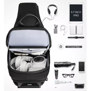 MARK RYDEN τσάντα crossbody MR7056, θήκη tablet 9.7", αδιάβροχη, μαύρη | Οικιακές & Προσωπικές Συσκευές | elabstore.gr