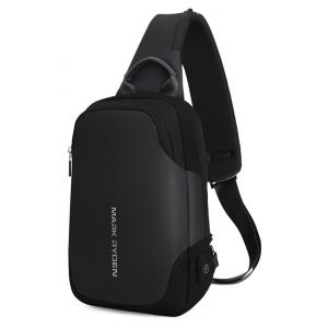 MARK RYDEN τσάντα crossbody MR7056, θήκη tablet 9.7", αδιάβροχη, μαύρη | Οικιακές & Προσωπικές Συσκευές | elabstore.gr