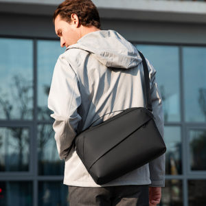 MARK RYDEN τσάντα ώμου MR8555, με θήκη tablet 12.9", 7L, μαύρη | Οικιακές & Προσωπικές Συσκευές | elabstore.gr