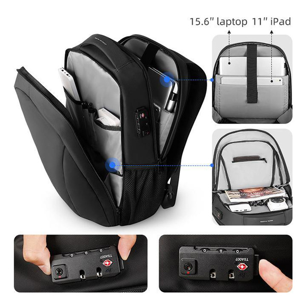 MARK RYDEN τσάντα πλάτης MR9380, θήκη laptop 15.6", λουκέτο TSA, μαύρη | eLabstore.gr MARK RYDEN τσάντα πλάτης MR9380, θήκη laptop 15.6", λουκέτο TSA, μαύρη | Οικιακές & Προσωπικές Συσκευές | elabstore.gr