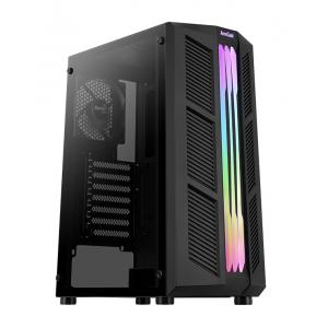 AEROCOOL PC case mid tower PRIME-G, 205x442x376.5mm, 1x fan, μαύρο | PC & Αναβάθμιση | elabstore.gr