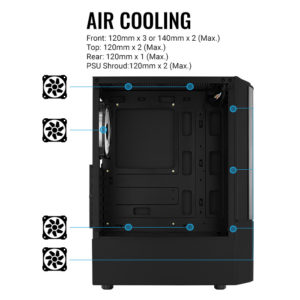 AEROCOOL PC case mid tower QUANTUM-G, 206x450x360mm, 3x FRGB fan, μαύρο | eLabstore.gr AEROCOOL PC case mid tower QUANTUM-G, 206x450x360mm, 3x FRGB fan, μαύρο | PC & Αναβάθμιση | elabstore.gr
