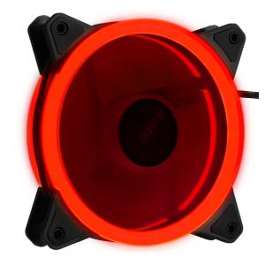 AEROCOOL LED ανεμιστήρας REV, 120mm, κόκκινο | PC & Αναβάθμιση | elabstore.gr