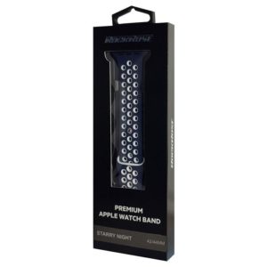 ROCKROSE band σιλικόνης Starry Night για Apple Watch 42/44mm, μπλε | Mobile Συσκευές | elabstore.gr