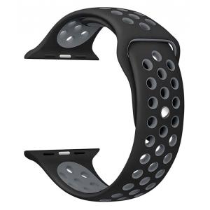 ROCKROSE band σιλικόνης Starry Night για Apple Watch 42/44mm, μαύρο | Mobile Συσκευές | elabstore.gr