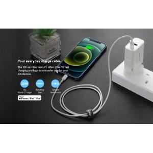ROCKROSE καλώδιο USB Type-C σε Lightning Zeta CL, 20W PD, 1m, λευκό | Αξεσουάρ κινητών | elabstore.gr
