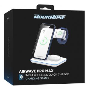 ROCKROSE ασύρματος φορτιστής Airwave Pro Max RRWC09, 15W, λευκός | eLabstore.gr ROCKROSE ασύρματος φορτιστής Airwave Pro Max RRWC09, 15W, λευκός | Αξεσουάρ κινητών | elabstore.gr