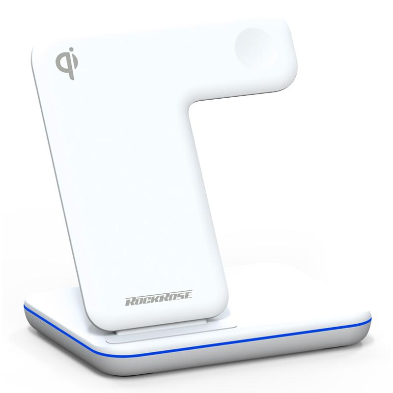 ROCKROSE ασύρματος φορτιστής Airwave Pro Max RRWC09, 15W, λευκός | eLabstore.gr ROCKROSE ασύρματος φορτιστής Airwave Pro Max RRWC09, 15W, λευκός | Αξεσουάρ κινητών | elabstore.gr