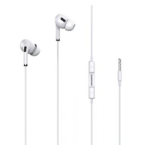 ROCKROSE earphones με μικρόφωνο Solo MC Neo, 3.5mm, 1.2m, λευκά | Αξεσουάρ κινητών | elabstore.gr