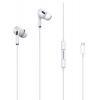 ROCKROSE earphones με μικρόφωνο Solo TC Neo, Type-C, 1.2m, λευκά | Αξεσουάρ κινητών | elabstore.gr