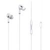 ROCKROSE earphones με μικρόφωνο Solo LT Neo, Lightning, 1.2m, λευκά | Αξεσουάρ κινητών | elabstore.gr