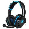 SADES gaming headset SA-708GT, 3.5mm, 40mm, μπλε | Συνοδευτικά PC | elabstore.gr