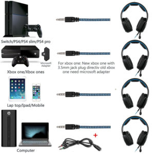 SADES gaming headset SA-920 Plus, 3.5mm, 40mm, μπλε | Συνοδευτικά PC | elabstore.gr
