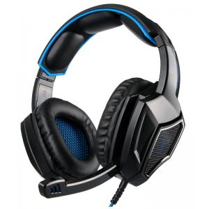 SADES gaming headset SA-920 Plus, 3.5mm, 40mm, μπλε | Συνοδευτικά PC | elabstore.gr