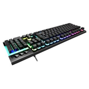 SADES gaming πληκτρολόγιο Neo Whistle SA-KB105, RGB, αθόρυβο, μαύρο | Συνοδευτικά PC | elabstore.gr