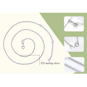 BAMOER αλυσίδα λαιμού SCA009-45, 45cm, ασήμι 925, ασημί | Οικιακές & Προσωπικές Συσκευές | elabstore.gr