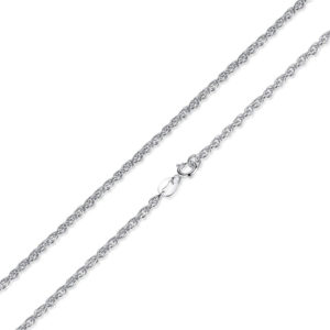 BAMOER αλυσίδα λαιμού SCA009-45, 45cm, ασήμι 925, ασημί | Οικιακές & Προσωπικές Συσκευές | elabstore.gr