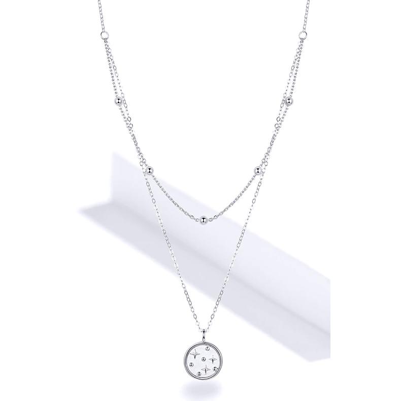BAMOER κολιέ SCN365 δυο σειρών, ασήμι 925, ασημί | eLabstore.gr BAMOER κολιέ SCN365 δυο σειρών, ασήμι 925, ασημί | Οικιακές & Προσωπικές Συσκευές | elabstore.gr