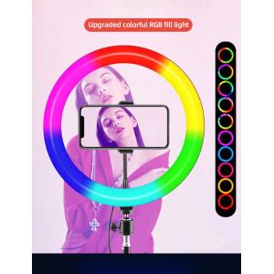 Φωτιστικό δαχτυλίδι LED SD-5354, 10", RGB, χωρίς τρίποδα | Αξεσουάρ κινητών | elabstore.gr