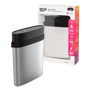 SILICON POWER εξωτερικός HDD 4TB Armor A85, USB 3.1, ασημί | PC & Αναβάθμιση | elabstore.gr