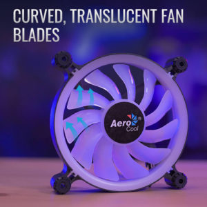 AEROCOOL LED ανεμιστήρας SPECTRO-12, molex connector, 120mm, FRGB | PC & Αναβάθμιση | elabstore.gr