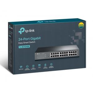 TP-LINK Easy Smart Switch TL-SG1024DE, 24-port 10/100/1000Mbps, Ver 4.20 | Δικτυακά | elabstore.gr