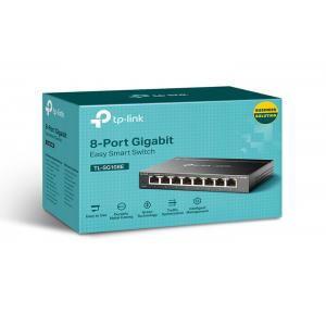 TP-LINK Easy Smart Switch TL-SG108E, 8-port 10/100/1000Mbps, Ver 6.0 | Δικτυακά | elabstore.gr