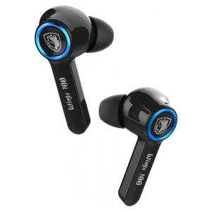 SADES gaming earphones Wings 100 με θήκη φόρτισης, True Wireless, μαύρα | Αξεσουάρ κινητών | elabstore.gr