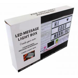 Φωτιστικός LED πίνακας ZD79A με 63 γράμματα & σύμβολα, λευκός | Φωτισμός | elabstore.gr