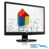 Used Monitor 220Sx LED/Philips/22"/1680x1050/Wide/Black/D-SUB & DVI-D | Refurbished | elabstore.gr