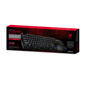 Varr Gaming Set 3in1 LED backlight Keyboard/RGB Mouse/Mousepad VSETKMP01 | Gaming | elabstore.gr
