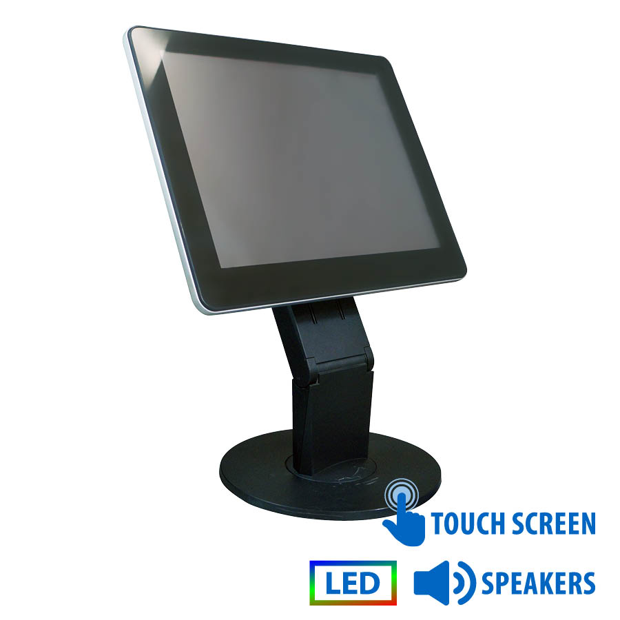 Used Monitor Touchscreen AM-1015-1 LED 15" Black/ w/ Speakers/ VGA/ USB | eLabstore.gr Used Monitor Touchscreen AM-1015-1 LED 15" Black/w/Speakers/VGA/USB | Refurbished | elabstore.gr