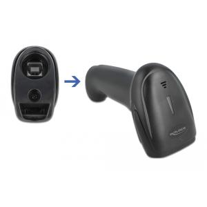 DELOCK barcode scanner 1D & 2D 90562, 2.4 GHz/Bluetooth/USB, μαύρο | Αναλώσιμα - Είδη Γραφείου | elabstore.gr