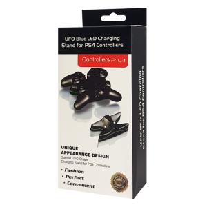 Docking station για φόρτιση 2x PS4 gamepads, RGB LED | Συνοδευτικά PC | elabstore.gr