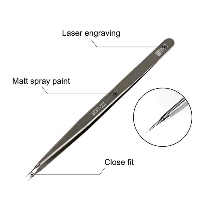 BEST τσιμπίδα BST-22, ανοξείδωτη, 140mm, ίσια | eLabstore.gr BEST τσιμπίδα BST-22, ανοξείδωτη, 140mm, ίσια | Εργαλεία | elabstore.gr