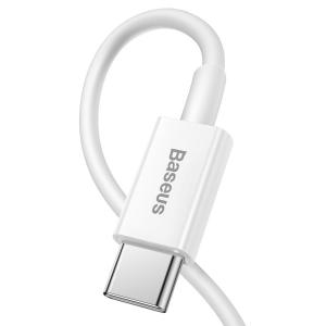 BASEUS καλώδιο USB Type-C σε Lightning CATLYS-B02, 20W, 1.5m, λευκό | Αξεσουάρ κινητών | elabstore.gr