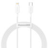 BASEUS καλώδιο USB Type-C σε Lightning CATLYS-B02, 20W, 1.5m, λευκό | Αξεσουάρ κινητών | elabstore.gr